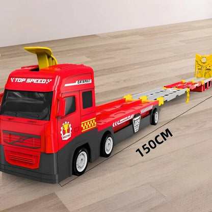 KiddoTrace™ - Camion transportable avec 6 voitures gratuites