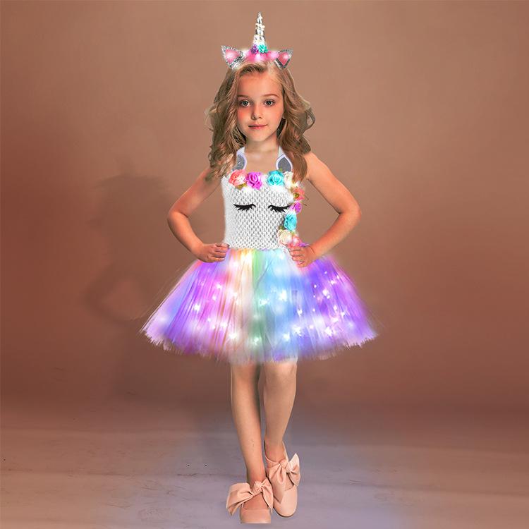 Christmas unicorn costume for girls 