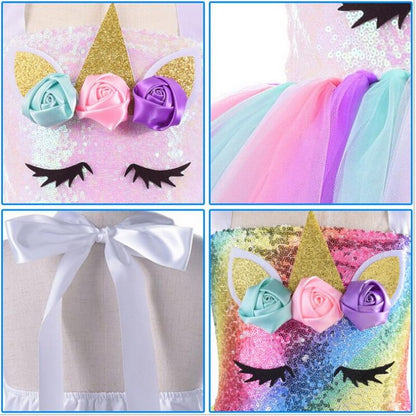 Christmas unicorn costume for girls 