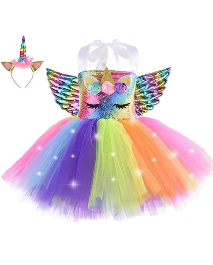 Christmas unicorn costume for girls 